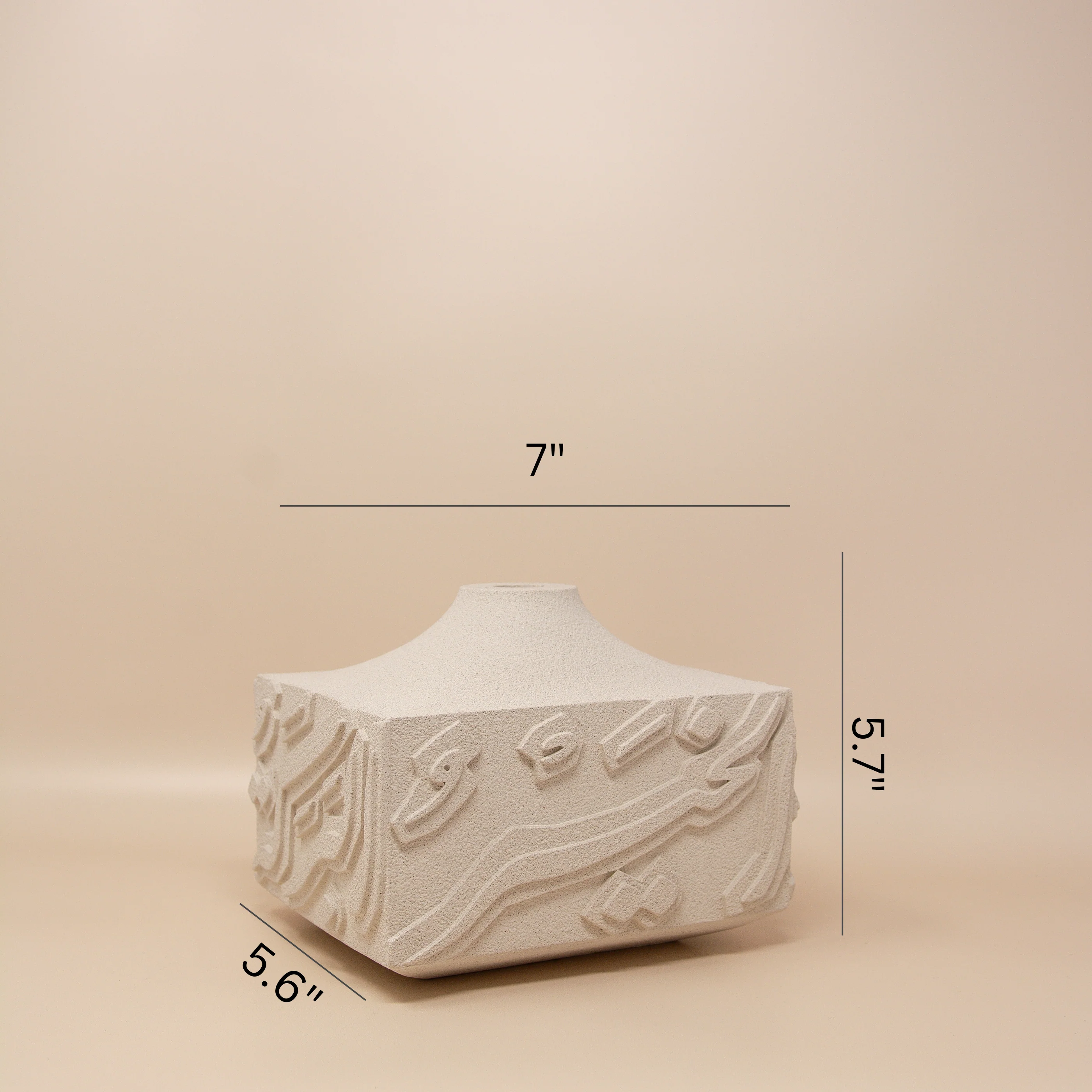 Artisan Calligraphy Base/Candle Holder - Image 13