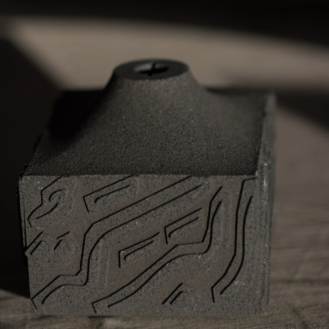 Artisan Calligraphy Base/Candle Holder - Image 6