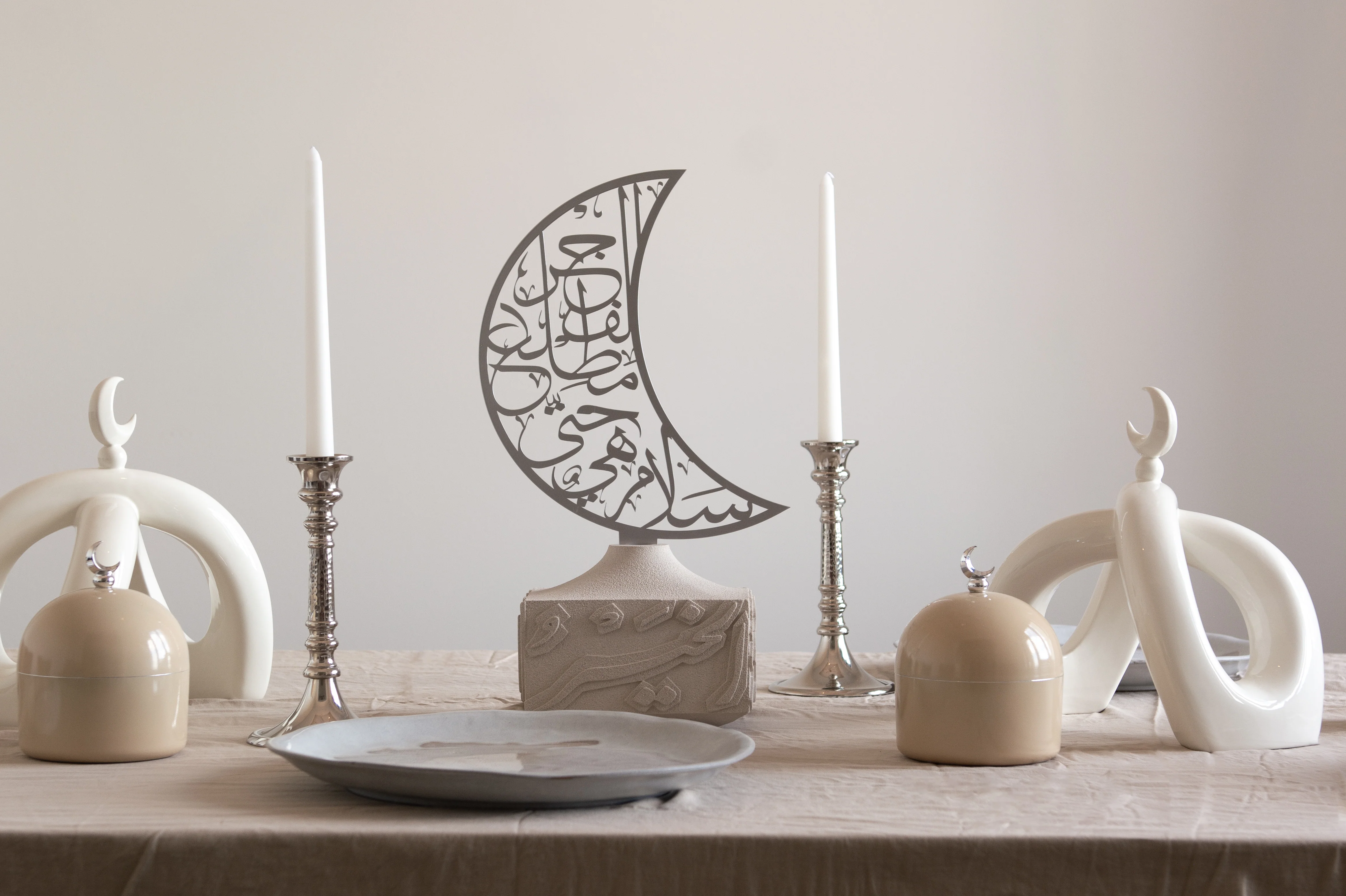 Artisan Calligraphy Base/Candle Holder - Image 9