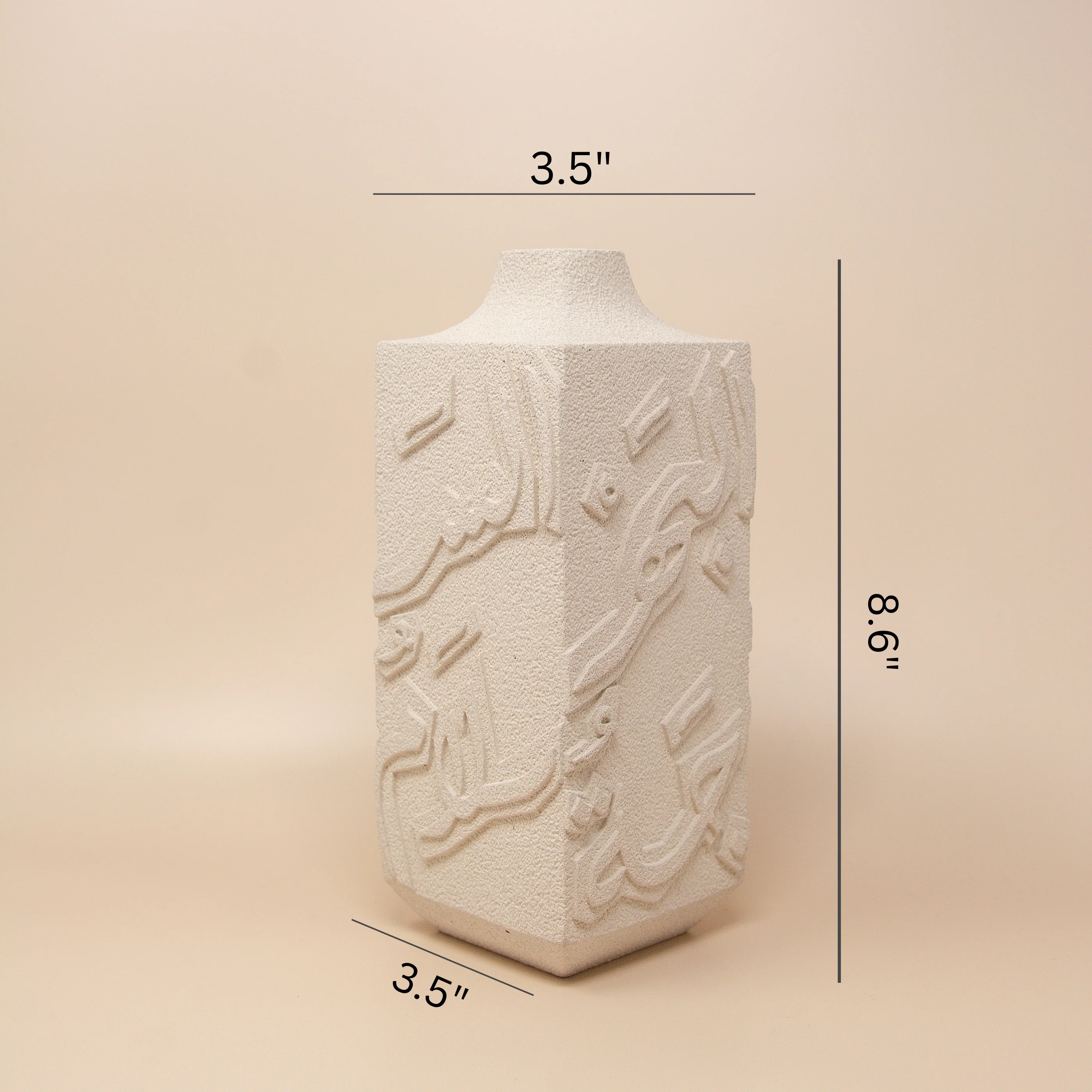 Artisan Calligraphy Vase - Image 4