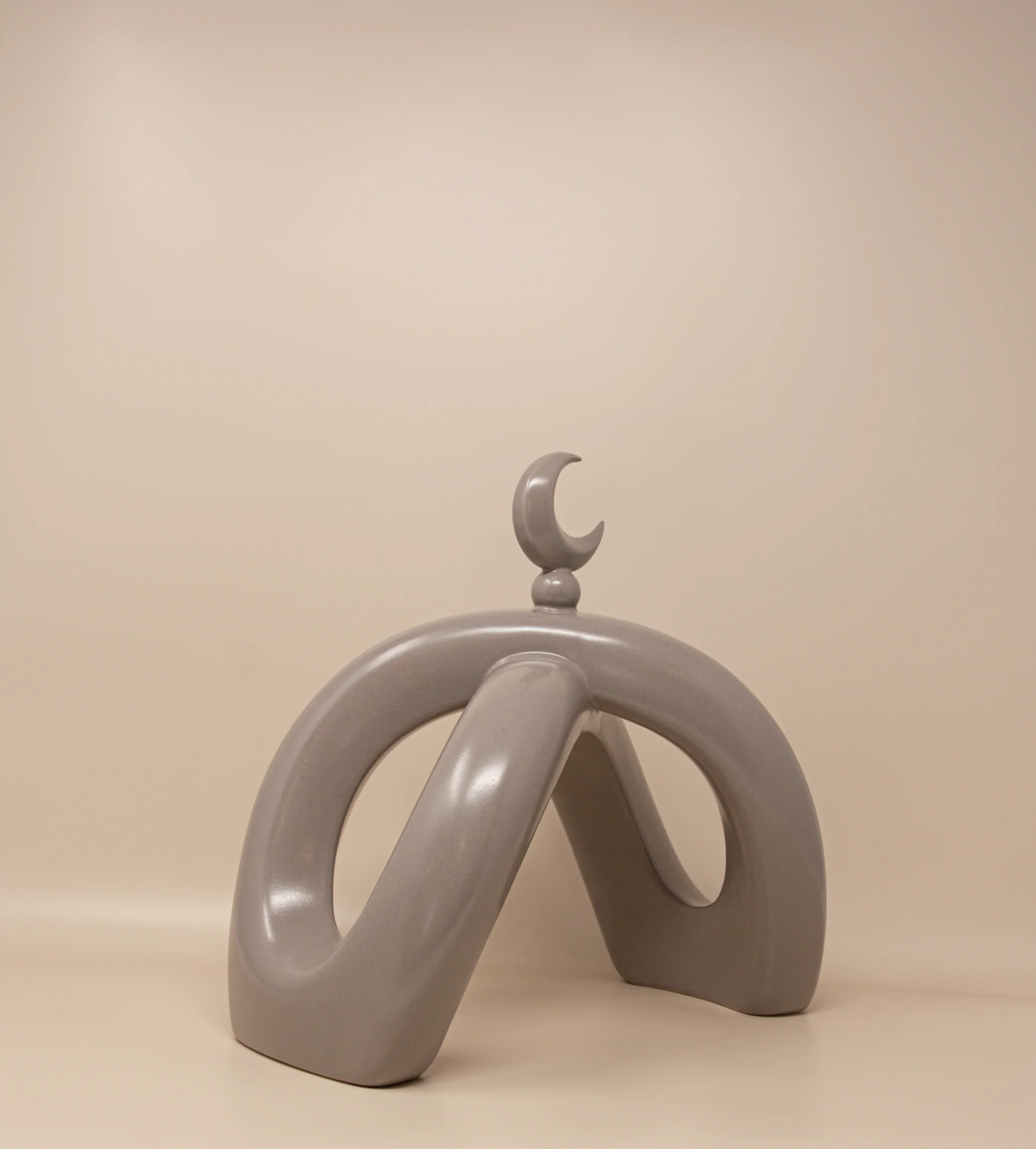 Crescent Knot Sculpture: Mocha - Image 2