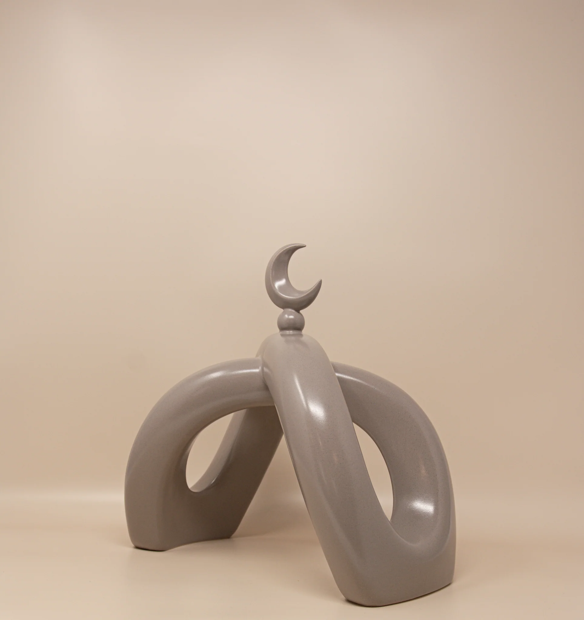 Crescent Knot Sculpture: Mocha - Image 6