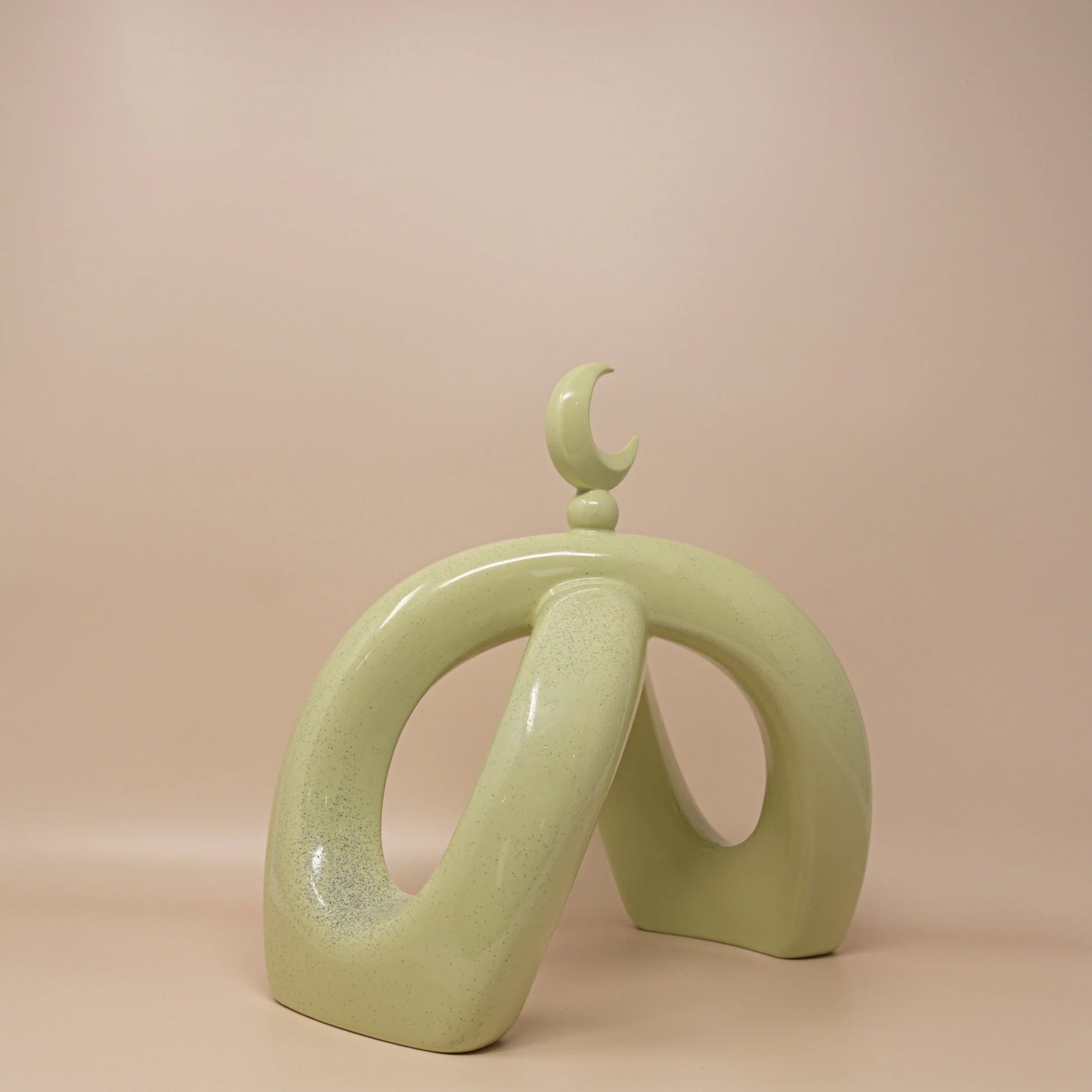 Crescent Knot Sculpture: Pistachio - Image 2