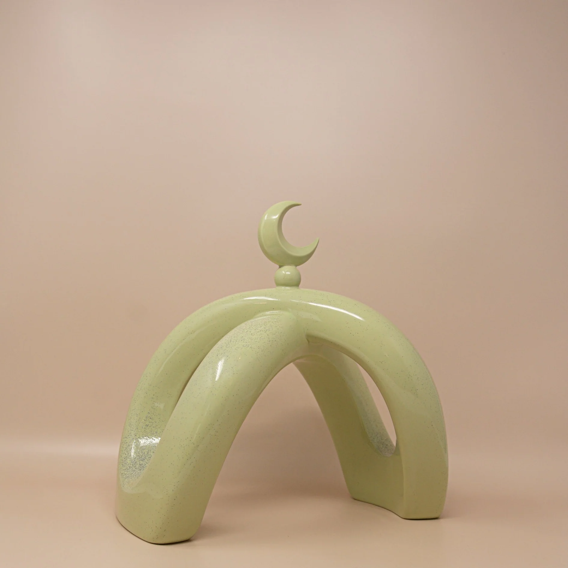 Crescent Knot Sculpture: Pistachio - Image 6