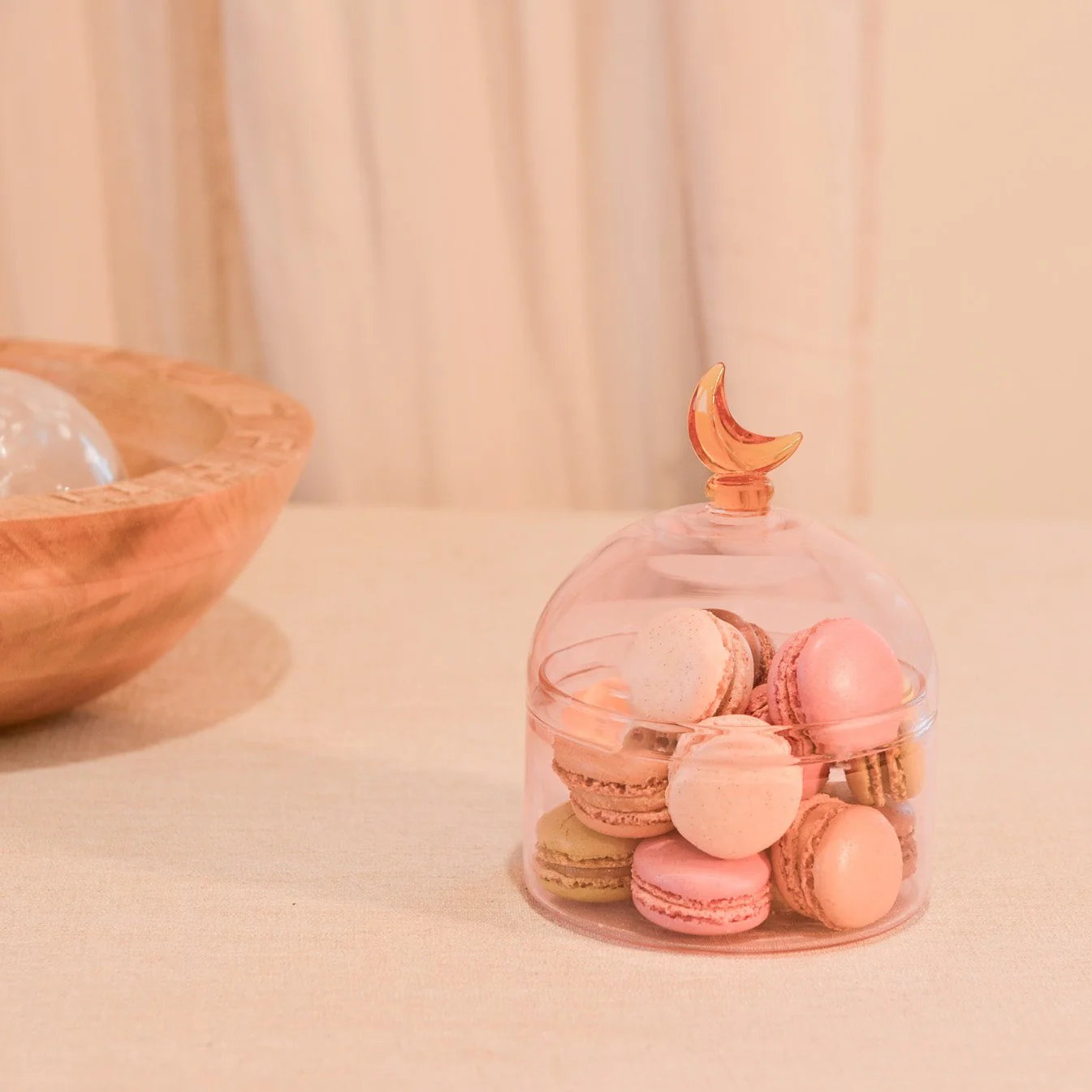 Glass Moon Dome Jar - Cotton Candy - Image 5