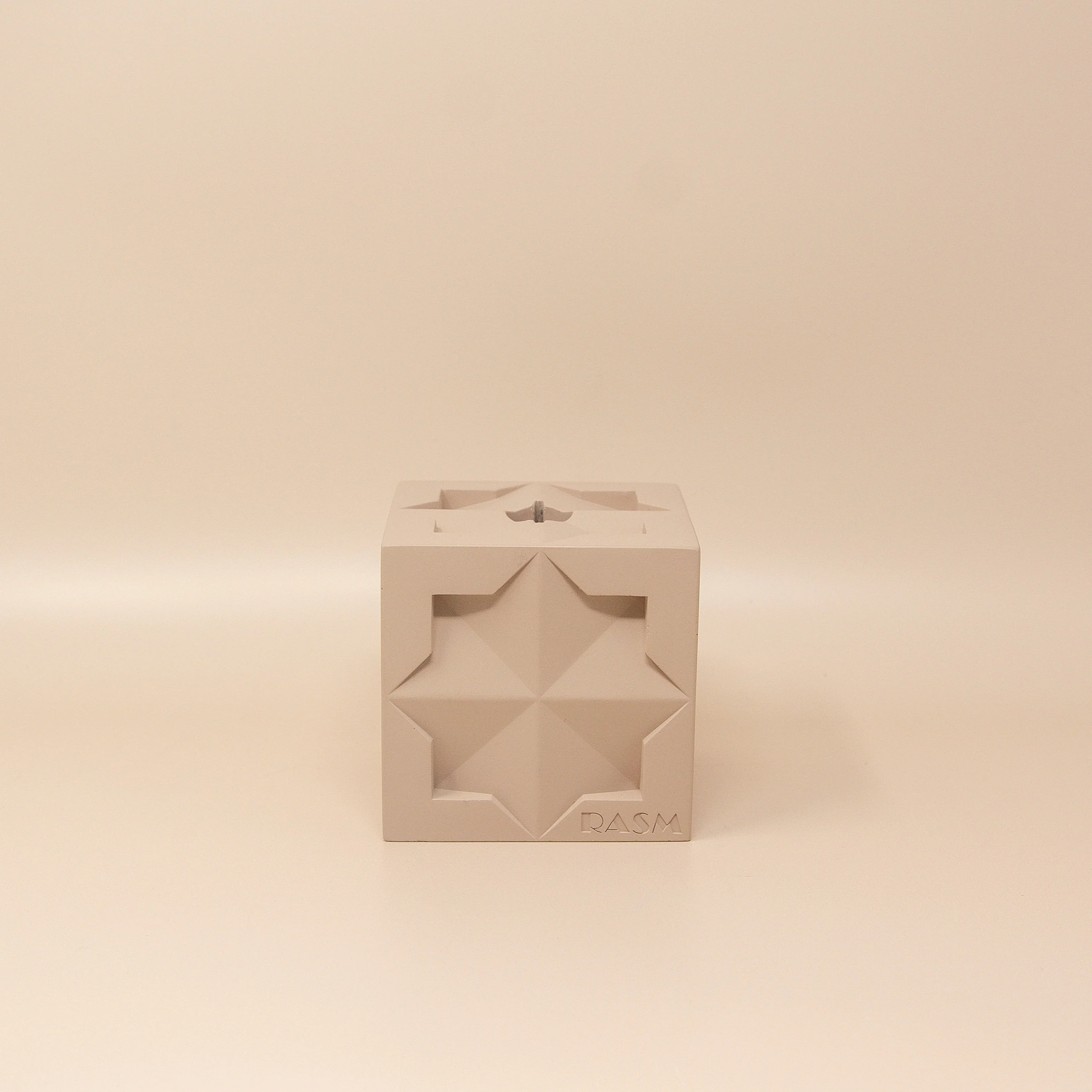 Islamic Geometric Base/Candle Holder - Cube - Image 2