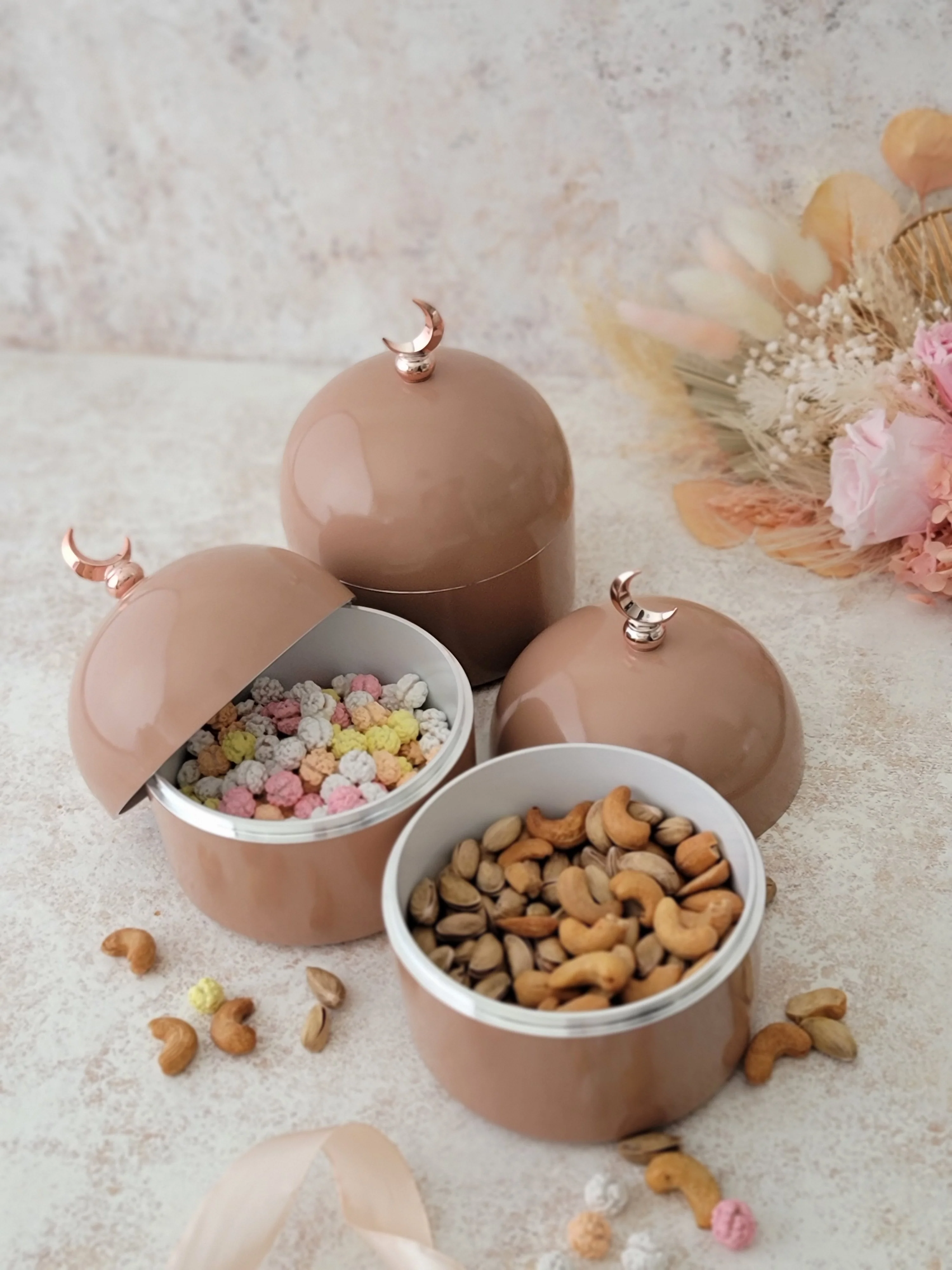 Moon Dome Jar - Terracotta Rose - Image 5